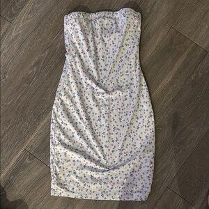 Windsor Strapless Dress with Floral Print